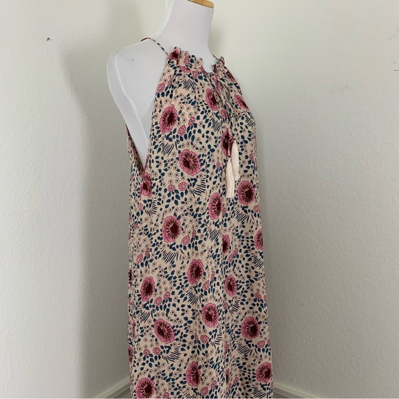 Natalie Martin Marlin Dress Boho Size M Floral Midi Tassel - Picture 6 of 17